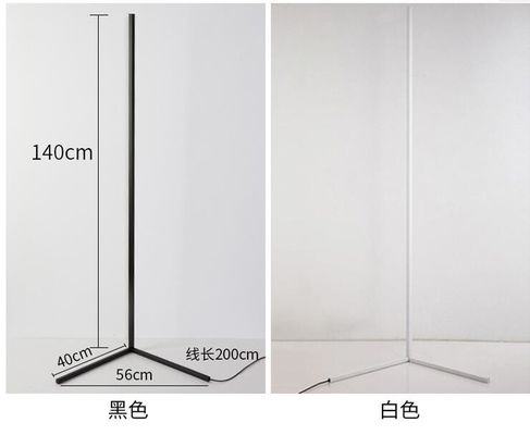140 سانتی متر گرم سفید خطی لامپ کف Led سبک اروپایی برای دکوراسیون خانه