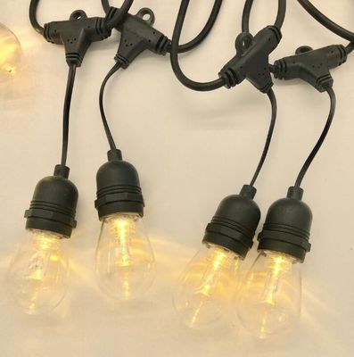 220 ولت E27 سوکت ال ای دی Fairy Socket String Lights 48 فوت کریسمس 15 لامپ